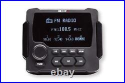 GMR-LCD Gauge Hole Mount Marine/Boat Receiver Bluetooth AM/FM Radio