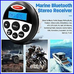GUZARE Boat Marine Stereo Receiver Bluetooth 45 x 4 Watts Audio AM FM Gauge