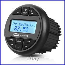 GUZARE Marine Bluetooth Stereo Receiver Waterproof Boat FM AM Radio for Yacht