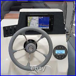 Guzare Marine Bluetooth Guage Radio System with Boat Speakers 2Pair and Antenna