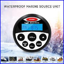 Guzare Marine Boat ATV/UTV Digital Media Stereo System Bluetooth/AUX/USB/FM/AM