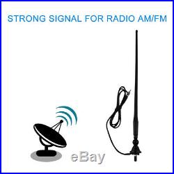 Herdio 12V Marine FM/AM Boat Bluetooth Radio stereo+3 Boat speakers+ Antenna