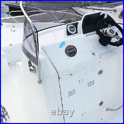 Herdio 2Pair 3 Boat Speakers + 4 Marine Boat UTV ATV Bluetooth Radio USB/AUX