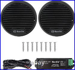 Herdio 3 inch Marine Bluetooth Speakers Boat Motorcycle Hot tub Stereo with