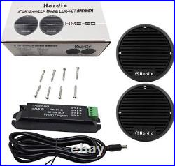 Herdio 3 inch Marine Bluetooth Speakers Boat Motorcycle Hot tub Stereo with