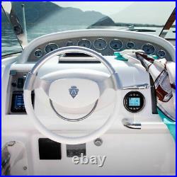 Herdio 4Bluetooth Marine Receiver Stereo Audio+4Golf Cart Boat Speakers+Aerial