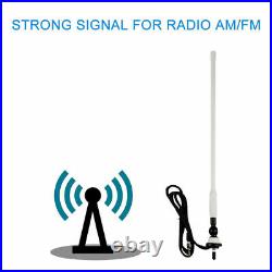 Herdio 4Compact Marine Radio Bluetooth Stereo +FM/AM Aerial+2 Way Boat Speakers