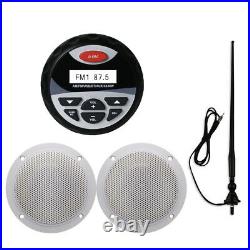 Herdio 4 Marine Bluetooth Stereo Radio Receiver+4 Boat Speakers + AM FM Aerial