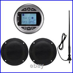 Herdio Marine 4 Stereo Bluetooth Radio+ Boat 4 Ceiling Speakers+FM/AM Antenna