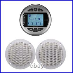 Herdio Marine Audio Stereo Radio Bluetooth+Boat 4 Ceiling Speakers Waterproof