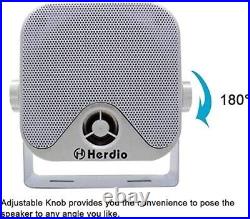 Herdio Marine Bluetooth Stereo Receiver+4 Waterproof Boat Box Speakers+Antenna