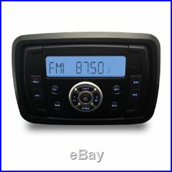 Herdio Marine Motorcycle Car Bluetooth Stereo Audio Boat Radio USB/MP3/RCA/AUX