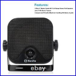 Herdio Marine Radio Receiver Bluetooth System Kit AM/FM Stereo Seakers+ Antenna