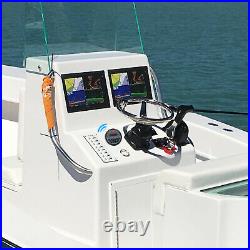 Herdio Marine Stereo Bluetooth Radio Receiver+4 Boat UTV Surface Mount Speakers