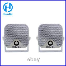 Herdio Marine Waterproof Bluetooth Stereo AM FM Radio Audio+4 Box Boat Speakers