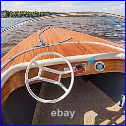 Herdio Round Waterproof Marine Radio 4 X 40 W Boat In Dash Gauge Stereo Receiv