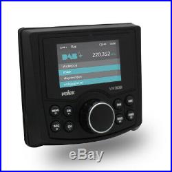 Herdio Waterproof Marine Radio, Audio Player DAB Bluetooth for Yacht, Boat, UTV, ATV