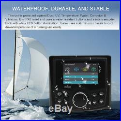 Herdio Waterproof Marine Radio, Audio Player DAB Bluetooth for Yacht, Boat, UTV, ATV