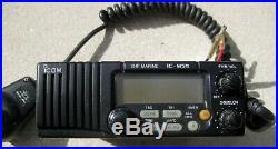 ICOM IC-M59 Fixed Mount VHF Marine Boat Transceiver Radio HM-107B Microphone