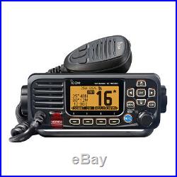 ICOM M330 VHF Marine Boat Radio With GPS Fixed Mount- Black