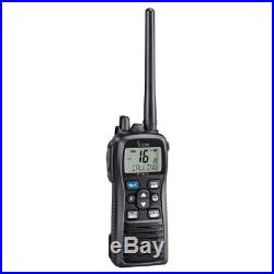 ICOM M73 21 Handheld VHF Marine Boat Radio 6 Watts IPX8 Submersible Black