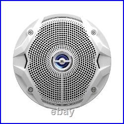 Infinity Bluetooth Radio, 4x 6.5 Boat Speakers, LED Sub, 5CH Amp, Install Kit