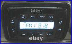 Infinity Bluetooth Stereo Radio PRV 250 & USB Kit, Golf Cart Marine Boat PRV250
