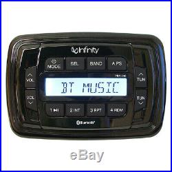 Infinity Marine Boat Bluetooth Multimedia Stereo Radio Player Receiver AM/FM/USB
