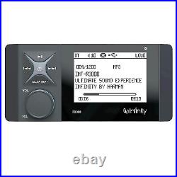Infinity R3000 AM/FM Radio, 4x 6.5 180W Gray Boat Speaker, Amp, Install Kit