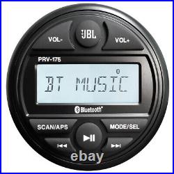 JBL PRV 175 AM/FM/USB/Bluetooth Gauge Style Marine Boat Stereo Receiver Audio