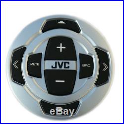 JVC KDX35MBS Bluetooth Boat USB Radio, Marine JVC Wired Remote, Marine Antenna