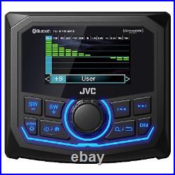 JVC KD-MR305BTS Marine Radio with Polaris Ranger Dash Kit 3'' Gauge Mount