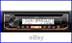 JVC KD-R99MBS Marine Bluetooth CD Radio with Cover White, Enrock Boat Antenna