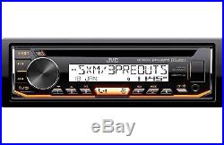 JVC KD-R99MBS Marine Bluetooth CD Radio with Cover White, Enrock Boat Antenna