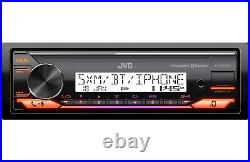 JVC KD-X38MBS Marine Boat ATV UTV MEDIA MP3 Player Bluetooth XM Radio Ready
