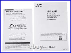 JVC KD-X560BT Marine Bluetooth Receiver iPhone/Android/USB+(2) MTX 6.5 Speakers