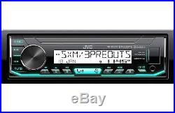 JVC Marine Bluetooth SiriusXM Radio with Cover Black, Enrock AM/FM Boat Antenna