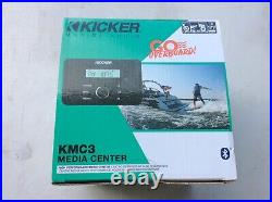 KICKER KMC3 Marine Digital Media Gauge Receiver withBluetooth/USB For Boat/ATV/UTV