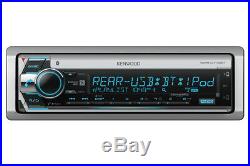 KMR-D772BT Marine Boat Bluetooth iPod CD Radio Stereo 4 Silver 200W Box Speakers