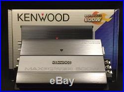 Kenwood Boat Marine Radio + 600 Watt 4 Chanel Amp Rockford Fosgate Speakers X 2