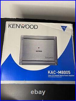 Kenwood KAC-M8005 Max 5 Channel Class D Marine Boat Stereo Amplifier