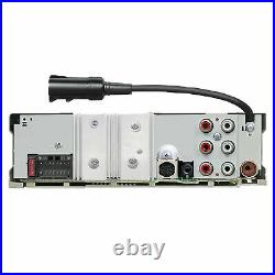 Kenwood KMR-D382BT 1-Din Marine USB Receiver + KFC-1673MRBL Boat Speakers QTY 4