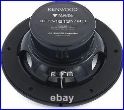 Kenwood KMR-D382BT Stereo Marine Bluetooth Receiver & KFC-1613MRB Speakers