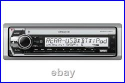 Kenwood KMR-D772BT Single-DIN CD/MP3 Marine Stereo Boat Radio withBluetooth Sirius
