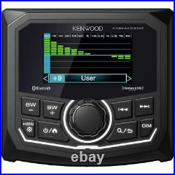 Kenwood KMR-M300BT 2.7 Gauge Style Marine Stereo with Bluetooth