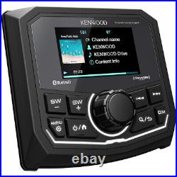 Kenwood KMR-M300BT 2.7 Gauge Style Marine Stereo with Bluetooth