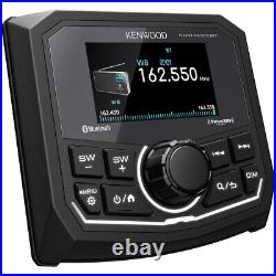 Kenwood KMR-M300BT 2.7 Gauge Style Marine Stereo with Bluetooth