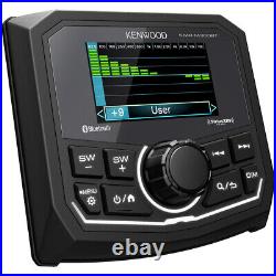 Kenwood KMR-M300BT 2.7 Gauge Style Marine Stereo with Bluetooth