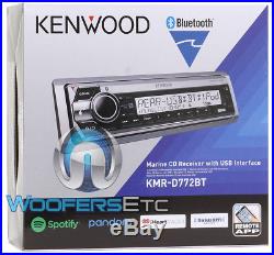 Kenwood Kmr-d772bt CD Bluetooth Marine Eq Pandora Ipod Radio Usb Sirius XM Ready