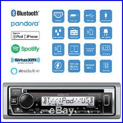 Kenwood Marine Bluetooth CD Player Radio with Cover, 2x 6.5 Speakers, 50ft Wire